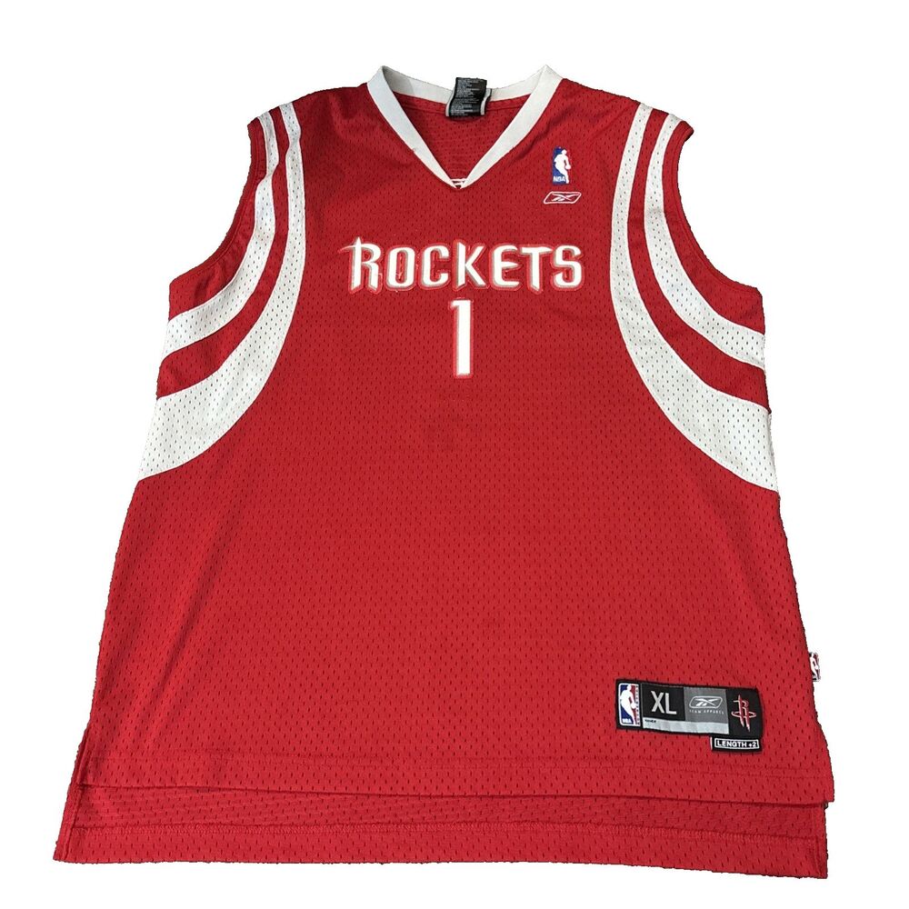 Tracy McGrady Houston Rockets NBA Reebok Jersey Youth Size XL (18-20) Length+2